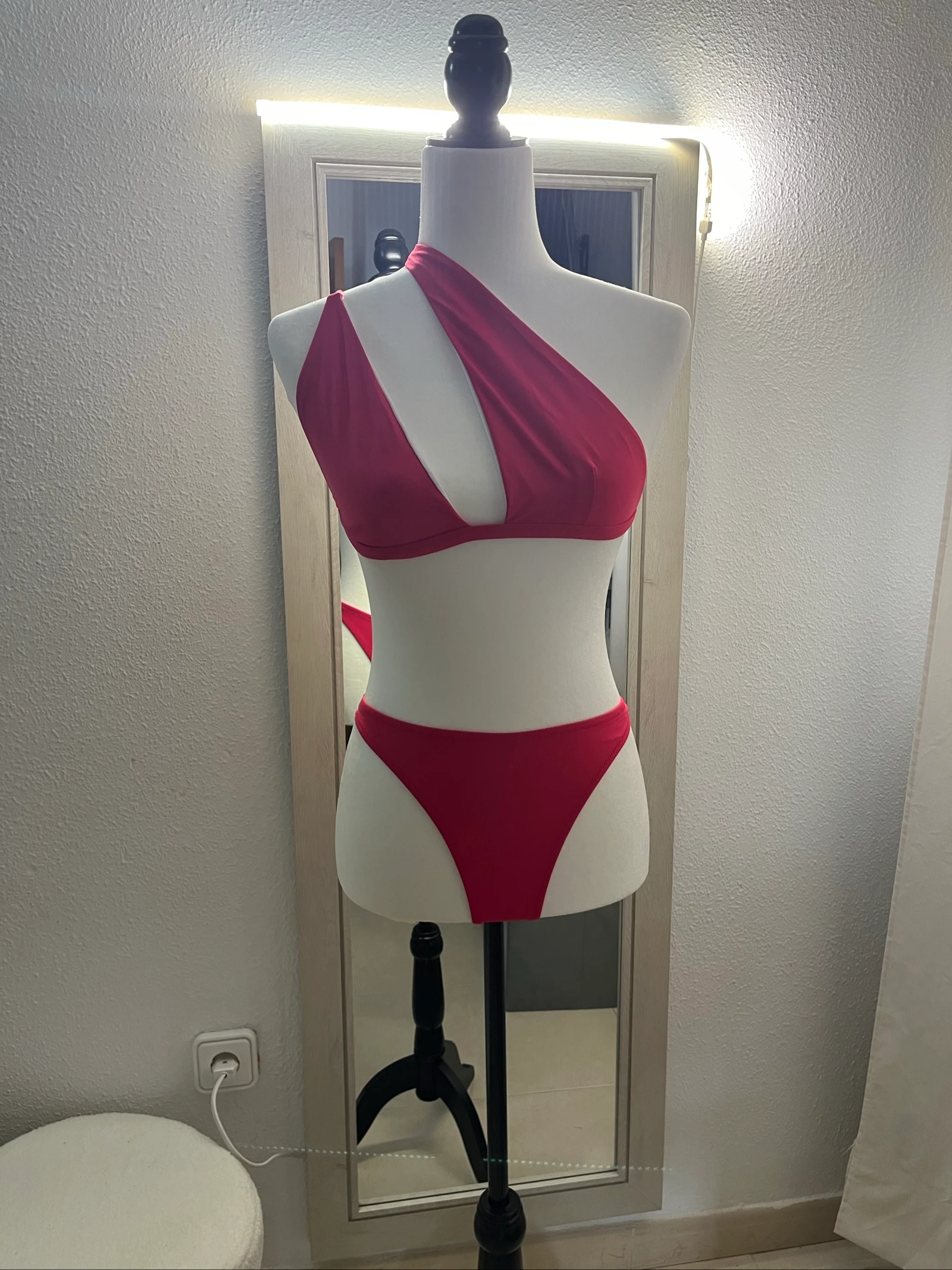 Conjunto bikini color rojo
